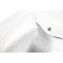 WC SUSPENDU ALONI AVEC PULVÉRISATEUR EN ACIER INOXYDABLE BLANC MAT