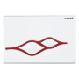 CREAVIT 'UFO' PLAQUE DE COMMANDE - BLANC/ROUGE