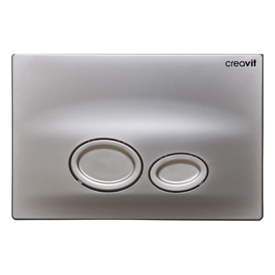 CREAVIT 'DROP' PLAQUE DE COMMANDE - GRIS MAT
