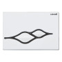 CREAVIT 'UFO' PLAQUE DE COMMANDE - BLANC/NOIR