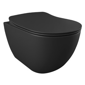 RIMOFF TOILETTE SUSPENDUE AVEC BUSE EN ACIER INOXYDABLE (BIDET) - ANTHRACITE MAT