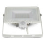 V-TAC Projecteur à capteur LED 50W SAMSUNG Fonction de coupure de puce Corps blanc 6400K