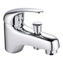jacob delafon ROBINET MITIGEUR MONOTROU BAIN DOUCHE EN LAITON CHROME POUR BAIGNOIRE