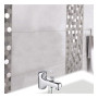 jacob delafon ROBINET MITIGEUR MONOTROU BAIN DOUCHE EN LAITON CHROME POUR BAIGNOIRE