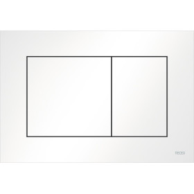 TECEnow toilet flush plate white
