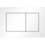 TECEnow toilet flush plate white