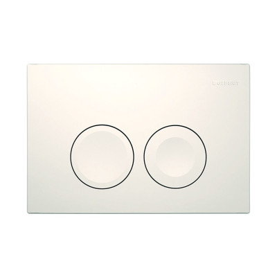 Plaque de poussée Geberit Delta 25 pour double chasse blanc