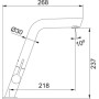 FRANKE MITIGEUR D'ÉVIER MONOBLOC EN ACIER