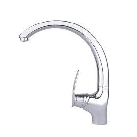 Robinet de cuisine à poignée unique, monotrou, à jet élevé