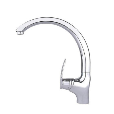 Robinet de cuisine à poignée unique, monotrou, à jet élevé