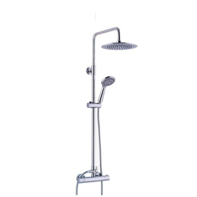 Colonne de douche avec mitigeur thermostatique BLEU