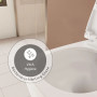 VitrA Metropole - Pack WC lavant sans bride blanc avec VitrAhygiene