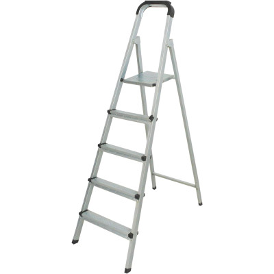 Erol Teknik Tuarek Échelle statique 4 marches Gris
