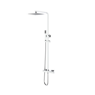 COLONNE DE DOUCHE THERMOSTATIQUE ALONI OPTIMA QUADRO - CHROME