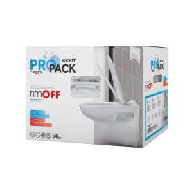 ALONI PRO WC SUSPENDU RIMMOFF + SIÈGE SOFT-CLOSE PP - BLANC