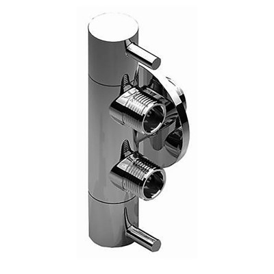 ROBINET DOUBLE FONCTION ALONI DESIGN 1/2X3/8X3/8 - CHROME