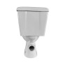 ENSEMBLE DE TOILETTE SUR PIED SANS BIDET, SORTIE-H (180MM) - BLANC
