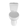 ENSEMBLE DE TOILETTE SUR PIED SANS BIDET, SORTIE-H (180MM) - BLANC