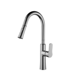 ALONI MITIGEUR DE CUISINE AVEC BEC EXTRAIT - CHROME
