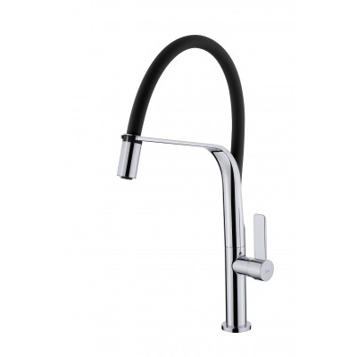 Mitigeur EVIER - Thewa CHROME/NOIR