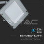 Projecteur LED 200 W SMD Samsung Chip Slim Corps gris 4 000 K