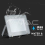 Projecteur LED 200 W SMD Samsung Chip Slim Corps gris 4 000 K