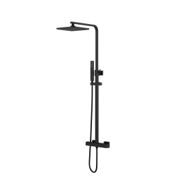 DOUCHE À PLUIE ALONI OPTIMA QUADRO – THERMOSTATIQUE – NOIR MAT