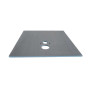 PLAQUE DE CONSTRUCTION ET D'ISOLATION WC SUSPENDU - ETANCHE - XPS - 1200X1300X20MM - GRISE