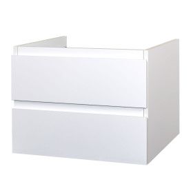 Meuble ALONI ARMOIRE BAS 'SALLY' (80CM) - BLANC BRILLANT