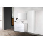Meuble ALONI ARMOIRE BAS 'SALLY' (80CM) - BLANC BRILLANT
