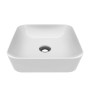 LAVABO CARRÉ EN CÉRAMIQUE CREAVIT 'ULTRA' (40CM) - BLANC