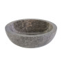 BOL À LAVER EN PIERRE ENTIÈREMENT POLI - MARBRE GRIS 35x12CM