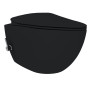 CREAVIT RIMOFF WC SUSPENDU AVEC BIDET EAU CHAUDE/FROIDE - NOIR MAT