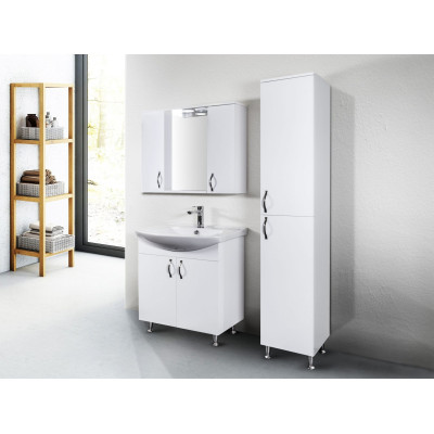 ALONI 'ALECO' MEUBLE SOUS-PLAN (85CM) - BLANC