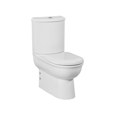 SELIN' CUVETTE SUR PIED AVEC BIDET + SORTIE MURALE/VERTICALE - BLANC
