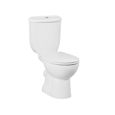 SEDEF' CUVETTE DE TOILETTE AVEC BIDET, SORTIE-H - BLANC