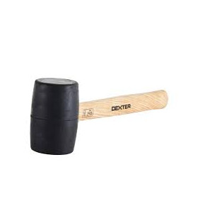 Maillet de carreleur caoutchouc noir, 0,45 kg DEXTER