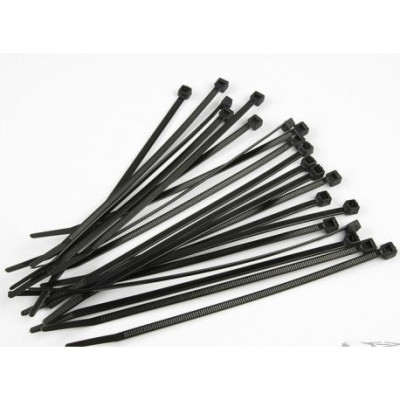 COLLIER RILSAN plastque noir Longueur 75 mm - Largeur 2.5 mm ( paquet de 100 colliers )